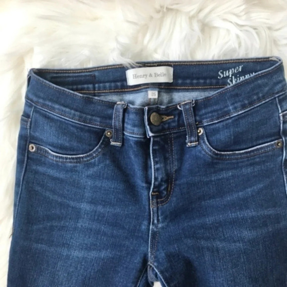 Henry & Belle Super Skinny Jeans Rustic Blue 25 - Picture 5 of 7